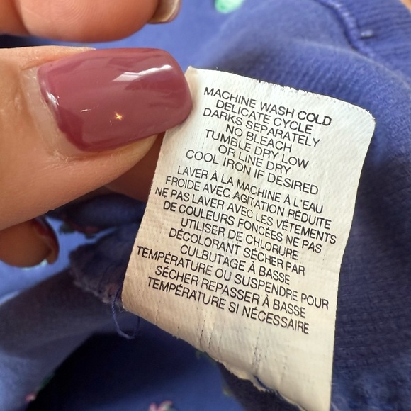 Girl’s Hartstrings Purple Corduroy Jumper Dress Size 8 Embroidered Turtle Print - Picture 4 of 5